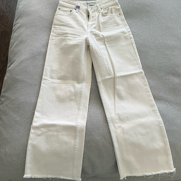 Reformation High Rise Wide Leg Jeans 